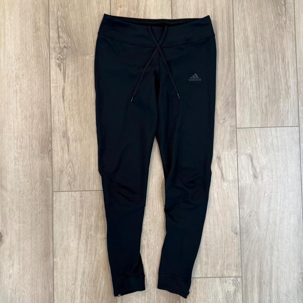 Adidas aeroready running active leggings with white stripes Size XS